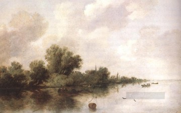 Paisajes Painting - Escena del río1 paisaje Salomon van Ruysdael